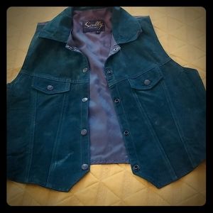Vintage leather Scully vest